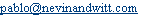 Image of email address of Pablo Saravia